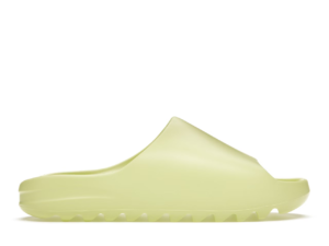 adidas Yeezy Slides - Glow Green (2021) minymal tenis sneakers vista lateral