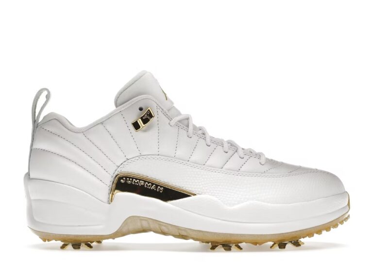 Jordan 12 Golf Metallic Gold 1