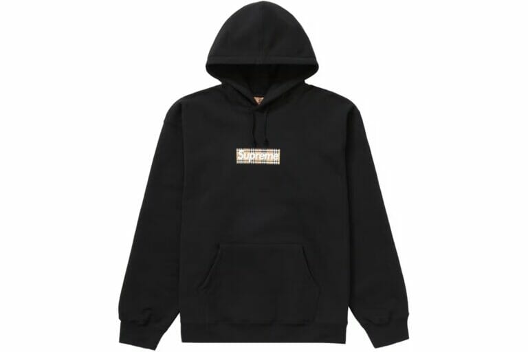 Supreme x Burberry Box Logo - Black