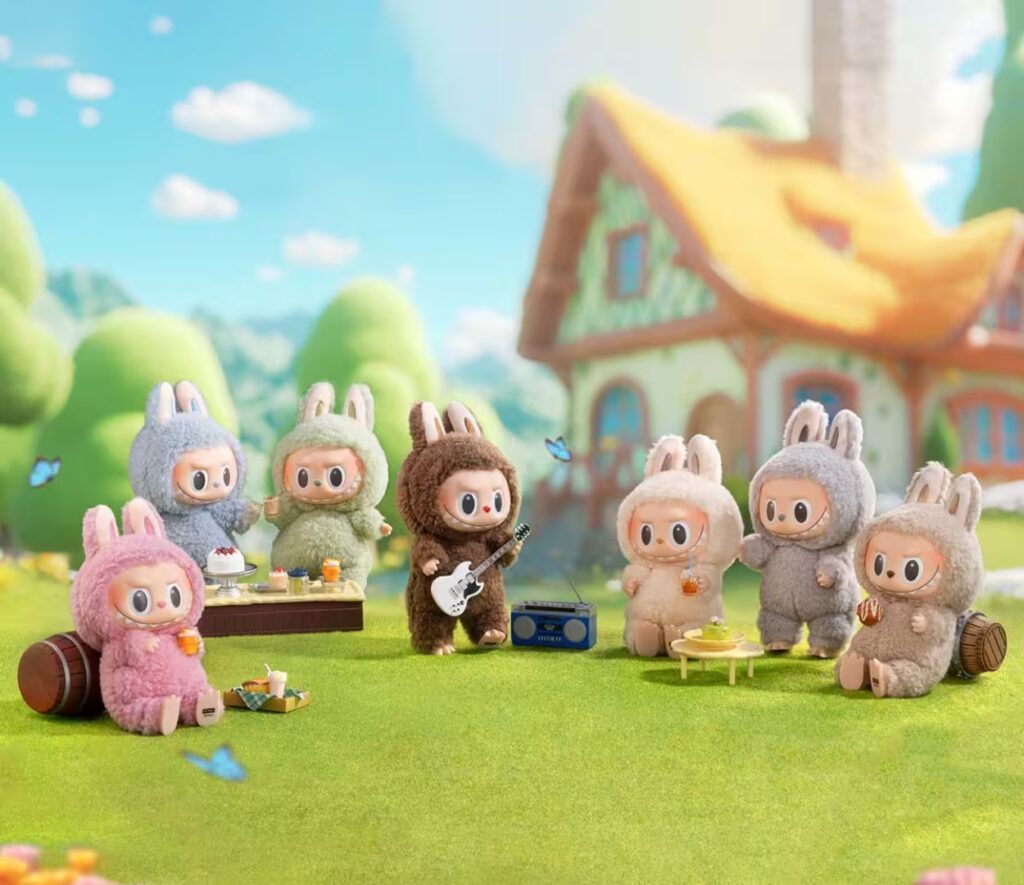 figura labubu Exciting Macaron banner minymal