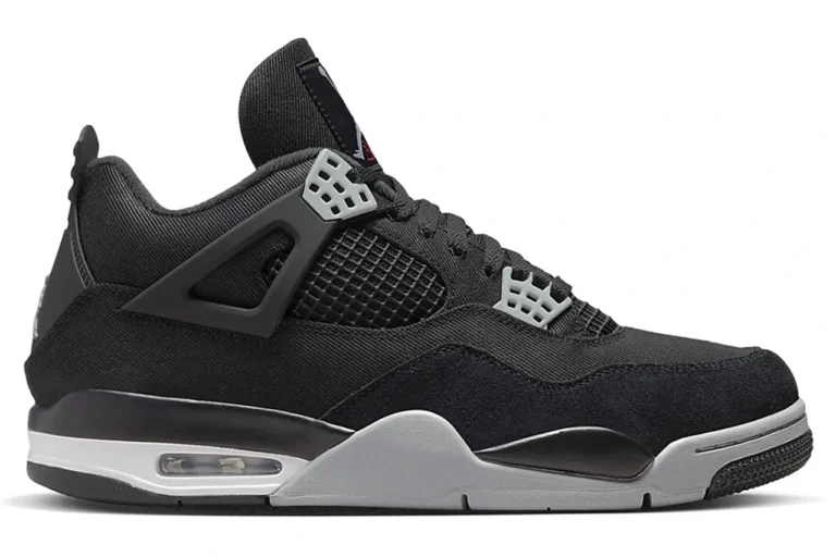 Jordan 4 Retro SE - Black Canvas minymal tenis