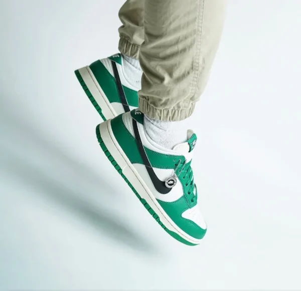 Nike Dunk Low SE - Malachite Green "Lottery Pack" minymal sneakers tenis modelo