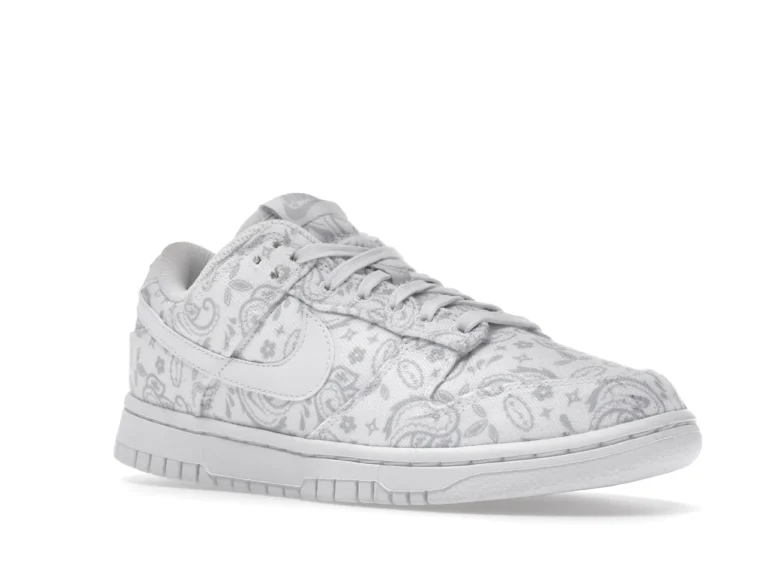 Nike Dunk Low ESS White Paisley Tenis Sneakers 2