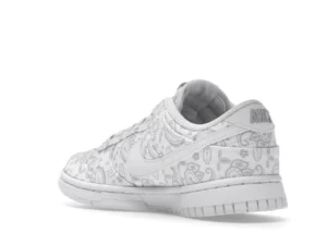 Nike Dunk Low ESS White Paisley Tenis Sneakers 3