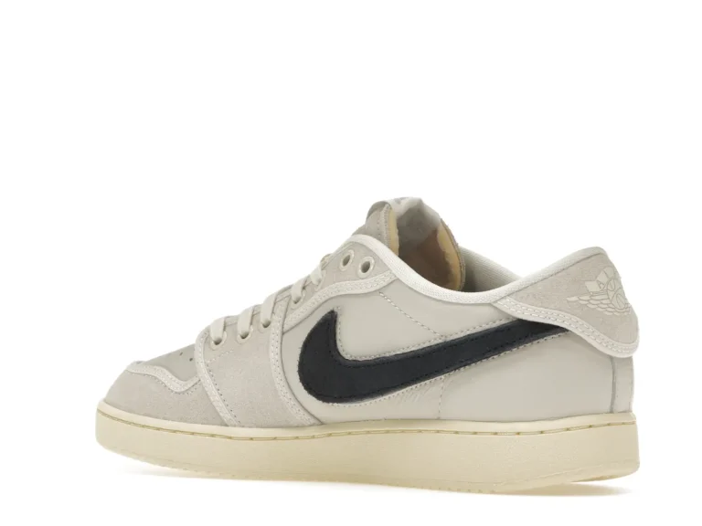 tenis Jordan 1 Retro AJKO Low SP x Union LA - Sail Muslin (Piel) lado izquierdo inclinado