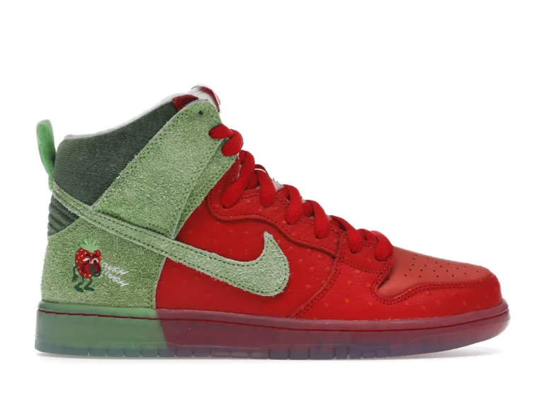 Nike SB Dunk High Pro Cough Strawberry 420 minymal sneakers tenis