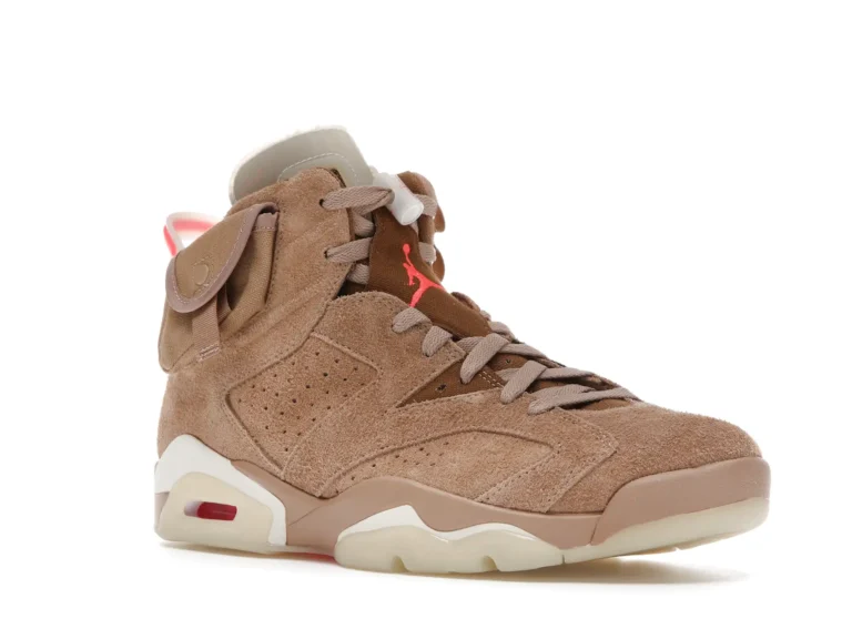 Jordan 6 Retro x Travis Scott - British Khaki DH0690-200 minymal tenis sneakers 2