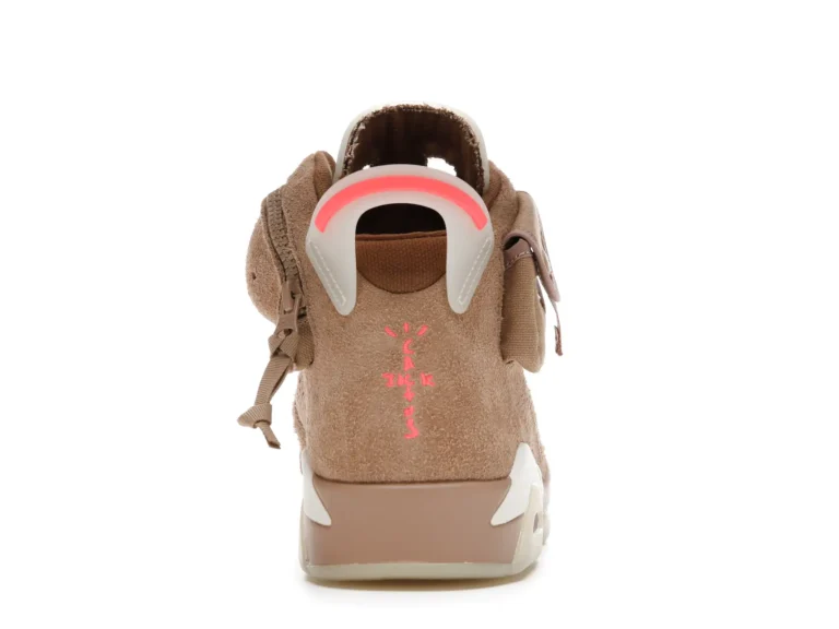 Jordan 6 Retro x Travis Scott - British Khaki DH0690-200 minymal tenis sneakers 5