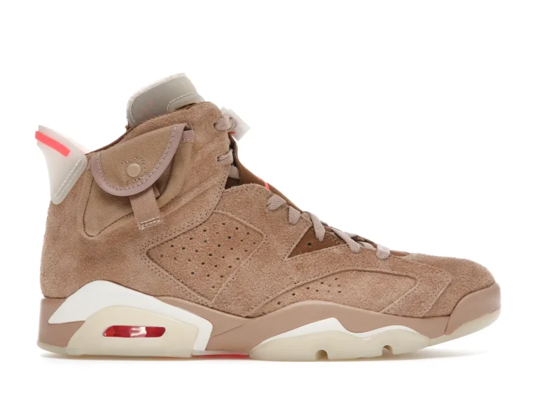 Jordan 6 Retro x Travis Scott - British Khaki DH0690-200 minymal tenis sneakers