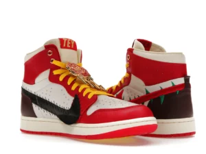 tenis Jordan 1 High Zoom Air CMFT 2 x Teyana Taylor - A Rose From Harlem FJ0604-601 inclinado izquierdo