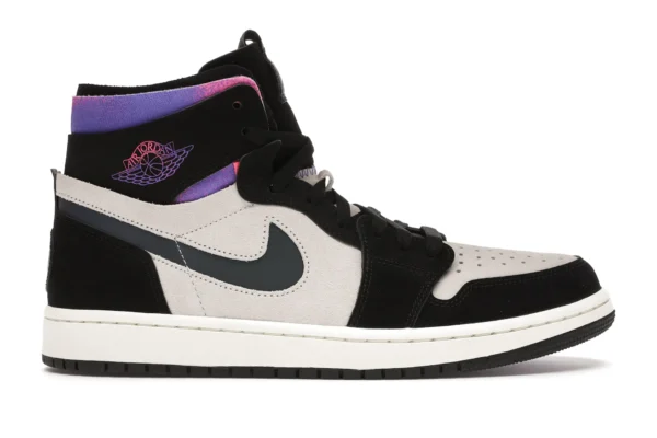 tenis Jordan 1 High Zoom Air CMFT x PSG Paris Saint -Germain DB3610-105 lado derecho