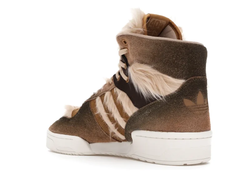 tenis adidas Rivalry Hi x Star Wars Chewbacca FX9290 atras izquierdo