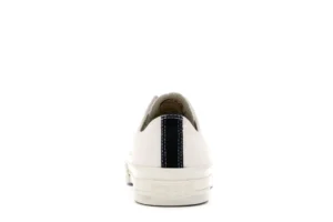 tenis Converse Chuck Taylor All-Star 70 Ox x Comme des Garcons PLAY White parte trasera