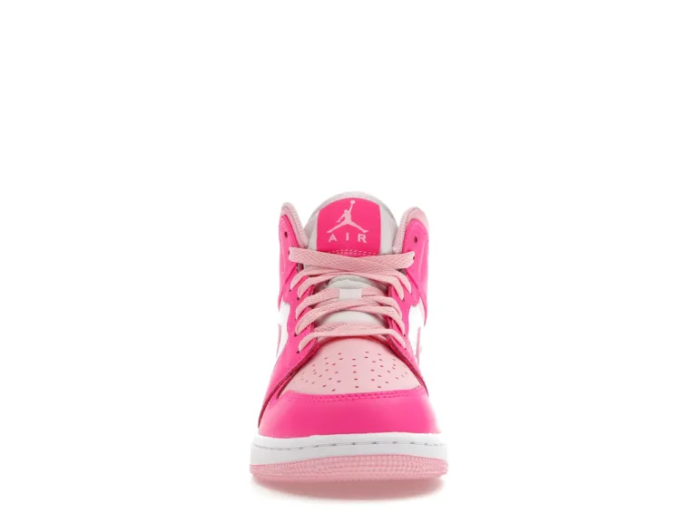 Jordan 1 Mid Fierce Pink (Niños) parte delantera