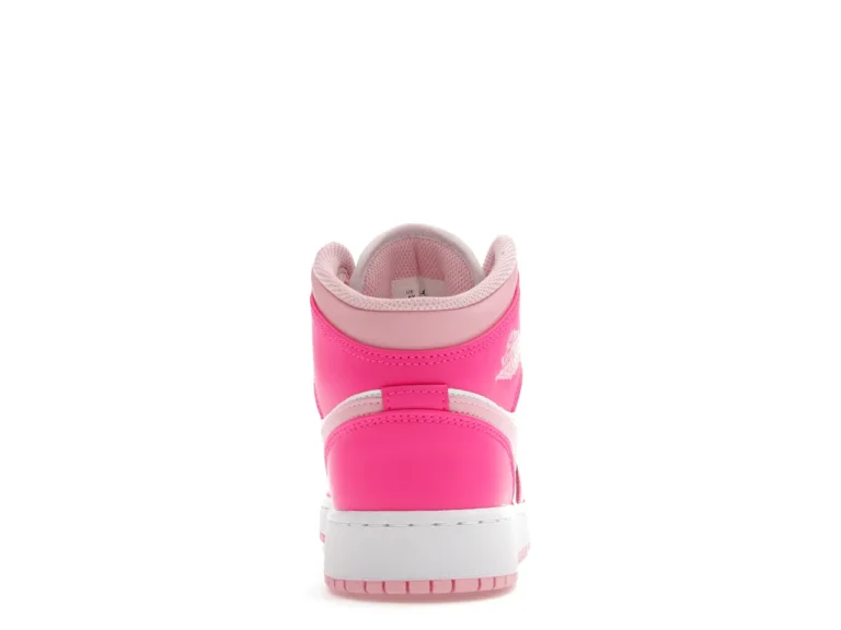 Jordan 1 Mid Fierce Pink (Niños) parte trasera