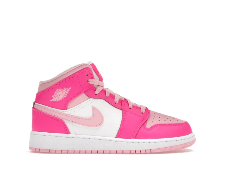 Jordan 1 Mid Fierce Pink (Niños) parte derecha