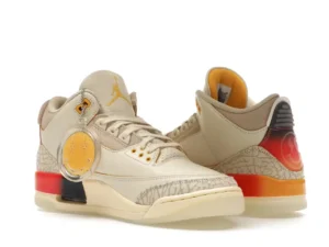 Jordan 3 Retro SP x J Balvin Medellín Sunset parte trasera izquierda