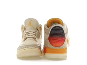 Jordan 3 Retro SP x J Balvin Medellín Sunset parte trasera