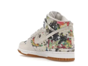 Nike SB Dunk High Pro x Supreme Rammellzee parte izquierda trasera