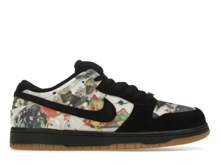 Nike SB Dunk Low x Supreme Rammellzee parte derecha