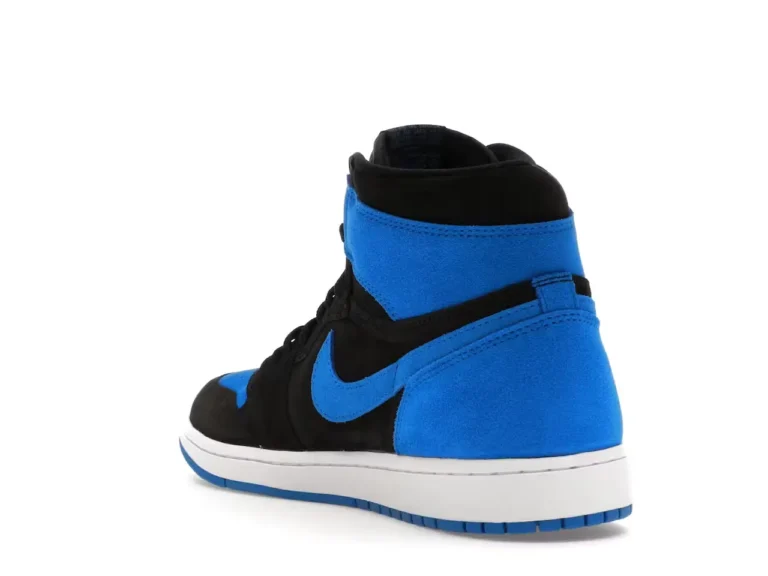 tenis Jordan 1 Retro High OG - Royal Reimagined parte trasera izquierda