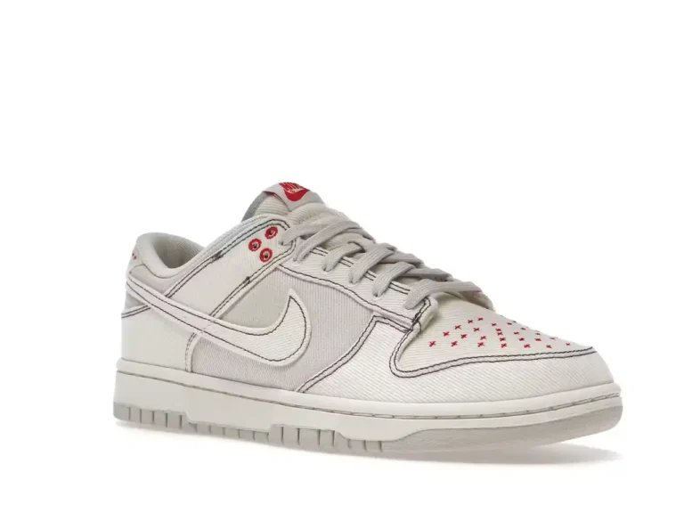 Nike Dunk Low SE - Light Orewood Brown Sashiko parte delantera derecha