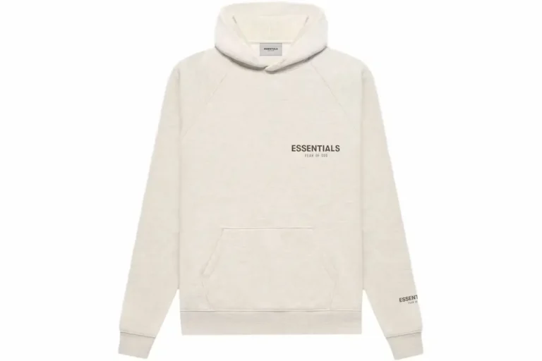 sudadera Fear Of God Essentials Hoodie Oatmeal minymal sneakers sudadera