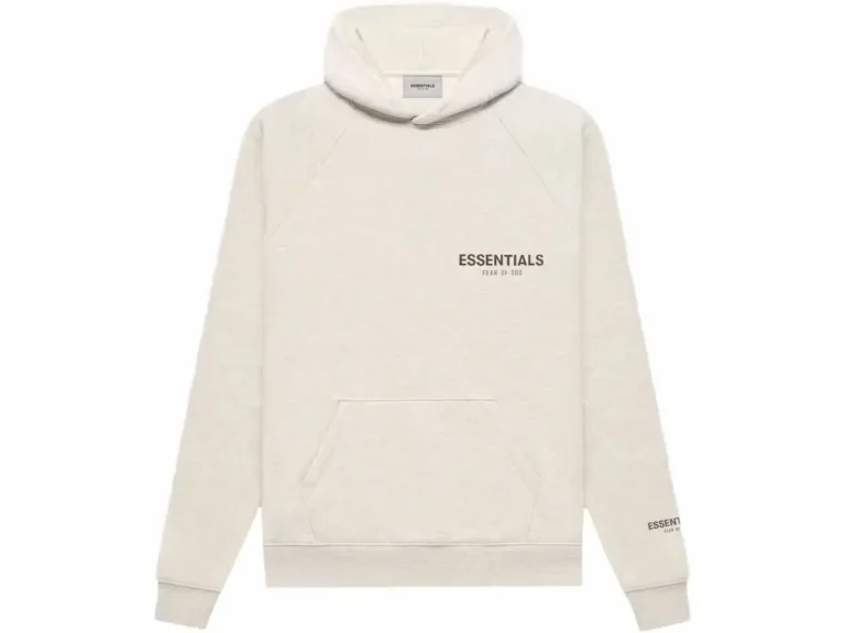 sudadera Fear Of God Essentials Hoodie Oatmeal minymal sneakers sudadera