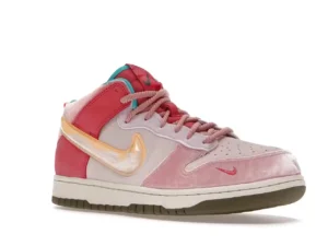 tenis Nike Dunk Mid x Social Status Strawberry Milk DJ1173-600 2