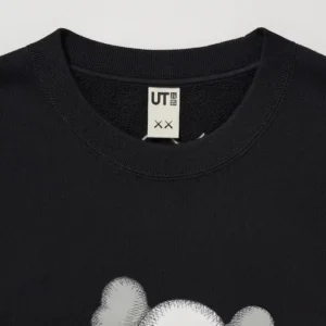 Sudadera KAWS x Uniqlo Manga larga Black 2