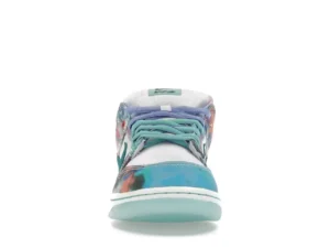 tenis Nike SB Dunk Low Pro x Futura Laboratories Bleached Aqua HF6061-400 minymal sneakers 4