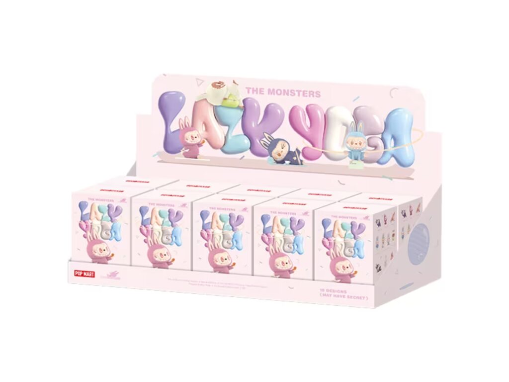 Figura Labubu The Monsters Lazy Yoga Series (Caja Completa) minymal