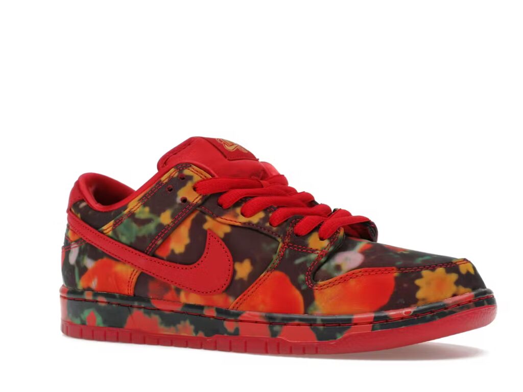 tenis Nike SB Dunk Low The Wizard of Oz Poppy Field FZ1291-600 sneakers minymal 2