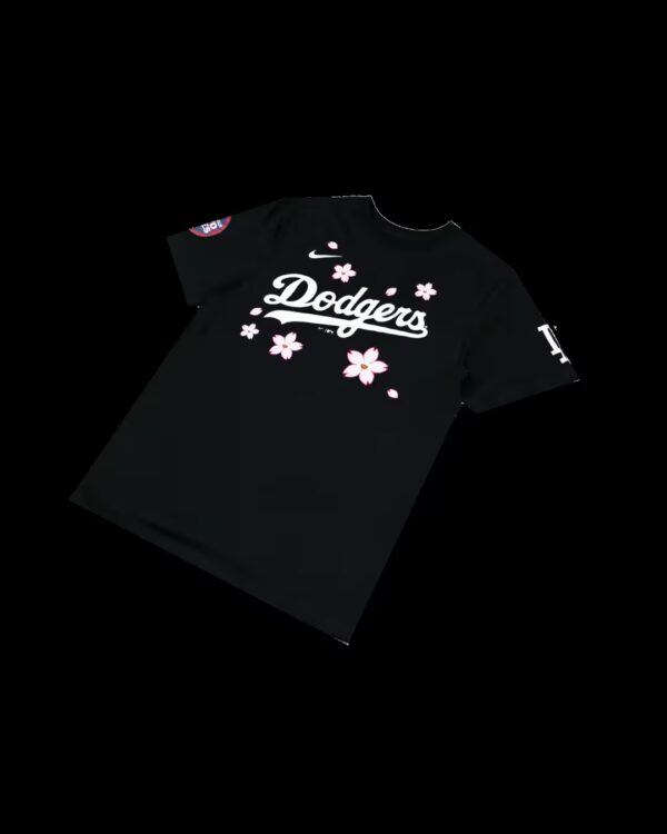 Playera Takashi Murakami x MLB Dodgers 2025 World Tour Tokyo Series Shohei Ohtani SS Black minymal 5