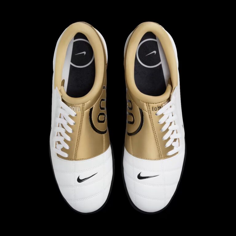 tenis Total 90 White Metallic Gold HJ9351-101 minymal sneakers 3