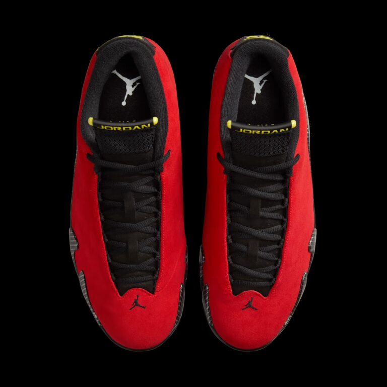 tenis Jordan 14 Retro Ferrari (2025) IF5015‑600 minymal sneakers 4