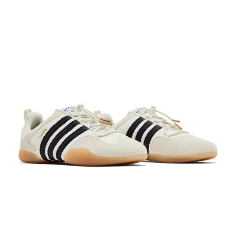 tenis Ballerina Bad Bunny Off White Black Gum JQ9229 minymal sneakers 4