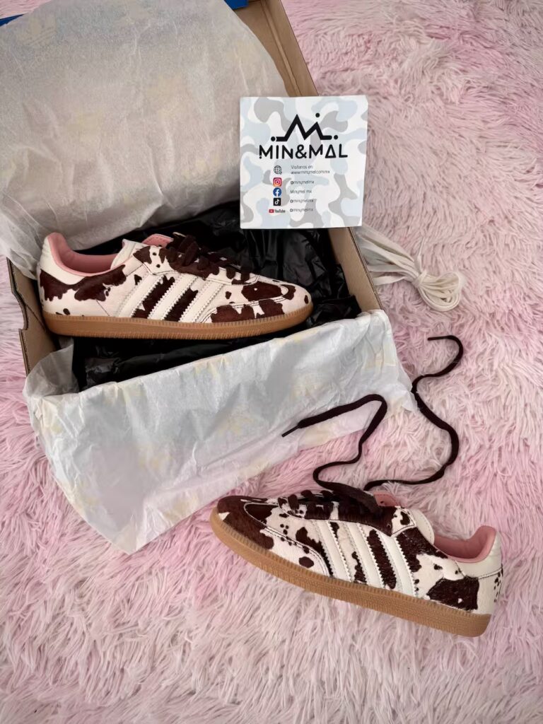 adidas Samba OG Cow Print (JR1256) La versión más salvaje del clásico retro