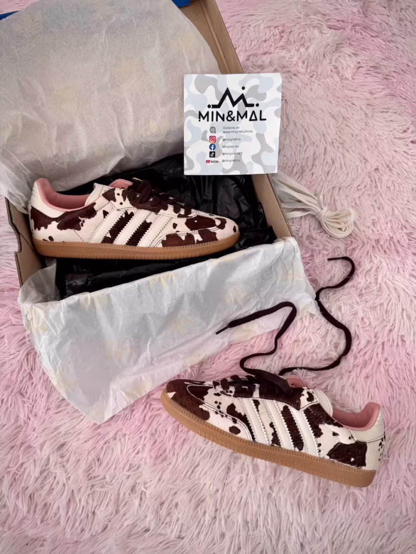 adidas Samba OG Cow Print (JR1256) La versión más salvaje del clásico retro
