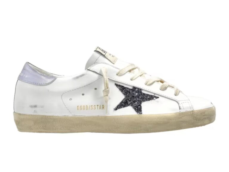 tenis Golden Goose Super-Star White Black Glicine (Mujer) GWF00101.F007539.12282 minymal sneakers