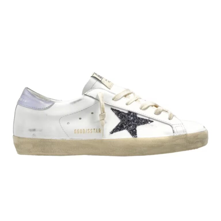 tenis Golden Goose Super-Star White Black Glicine (Mujer) GWF00101.F007539.12282 minymal sneakers