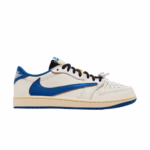 Jordan 1 Retro Low OG SP Fragment x Travis Scott Sail Military Blue