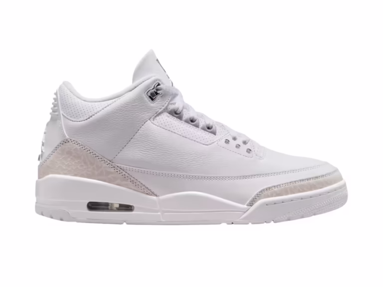 tenis Jordan 3 Retro Pure Money (2025) CT8532-111 minymal sneakers