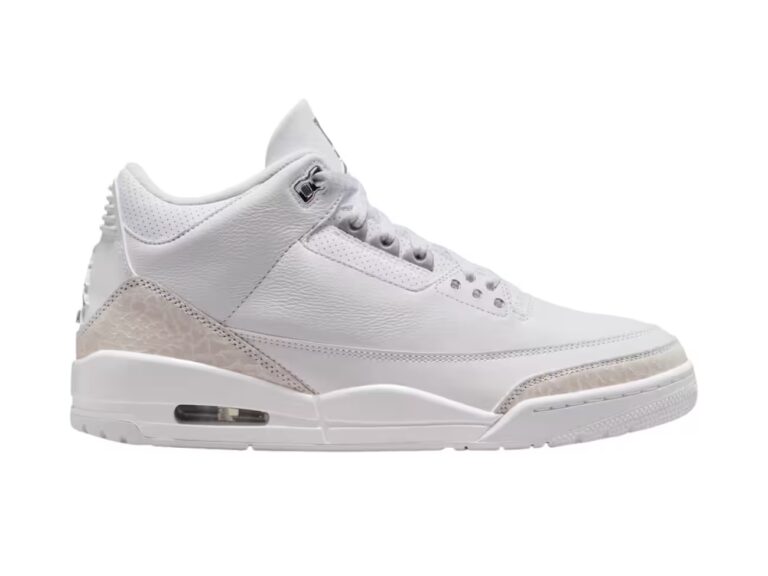 tenis Jordan 3 Retro Pure Money (2025) CT8532-111 minymal sneakers