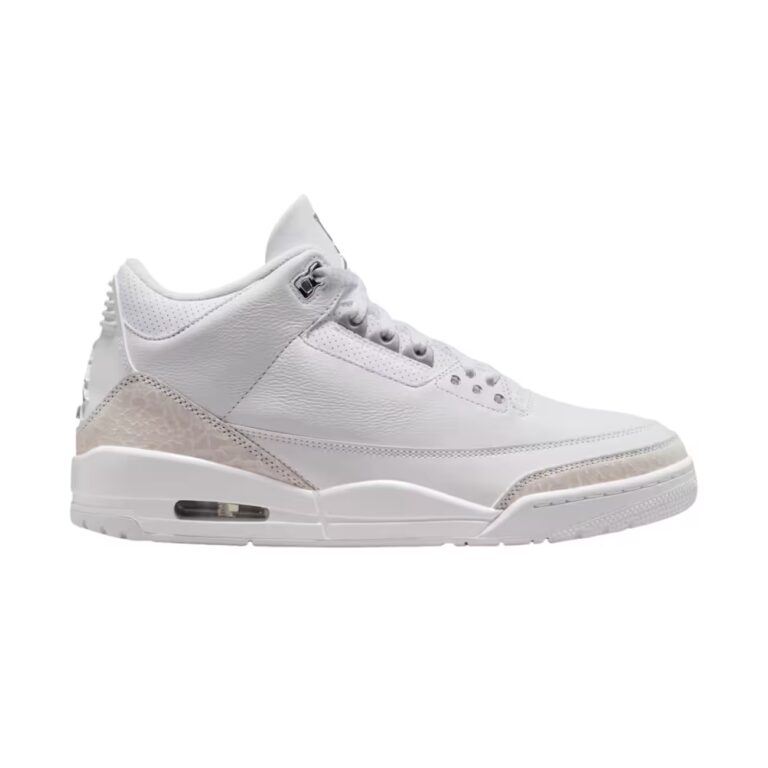 tenis Jordan 3 Retro Pure Money (2025) CT8532-111 minymal sneakers