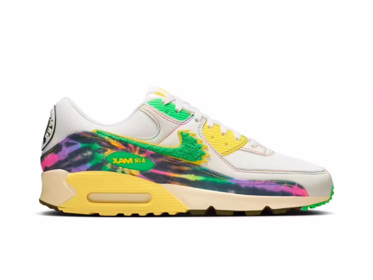 tenis Nike Air Max 90 x Grateful Dead x University of Oregon Grateful Ducks IM2511-100 minymal sneakers