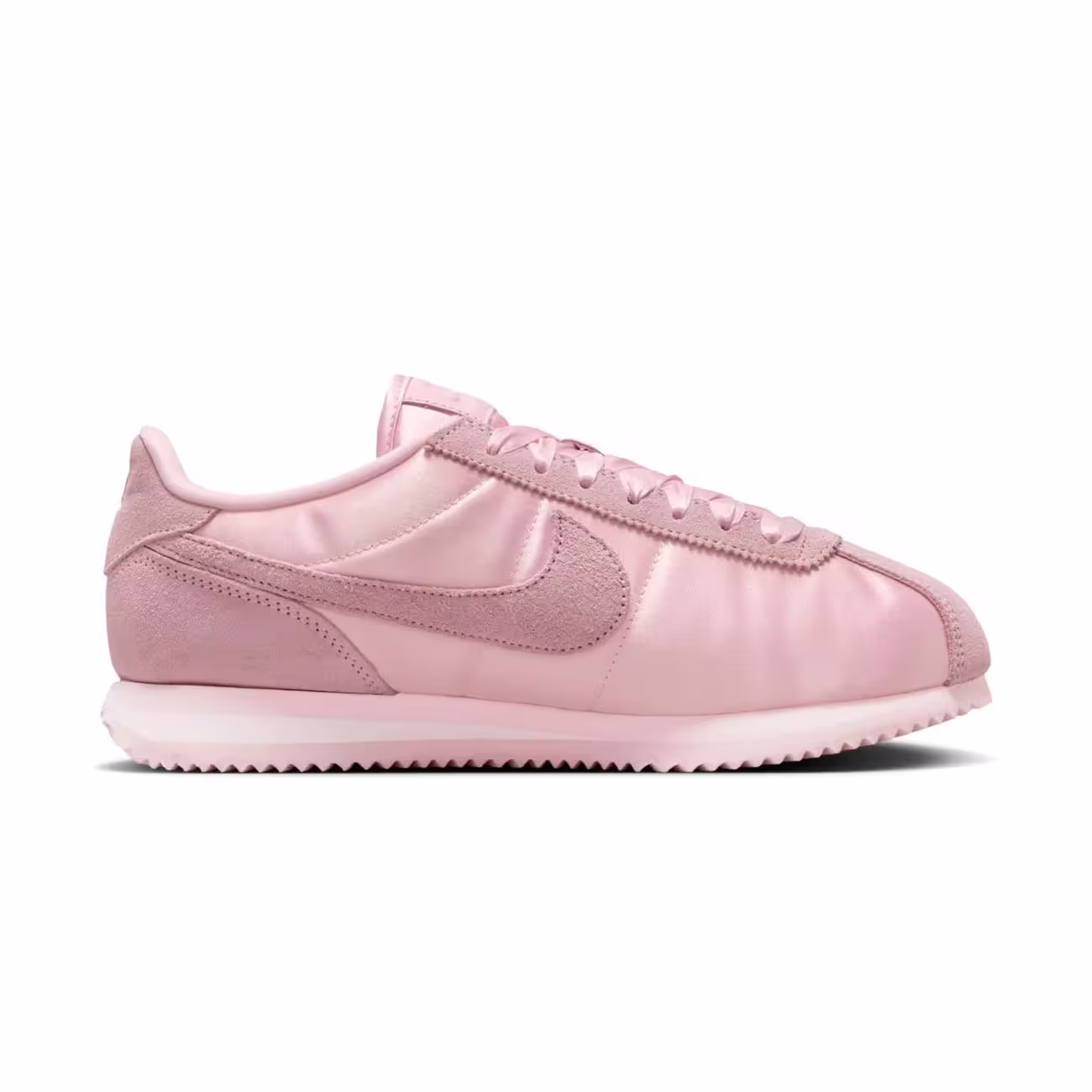 tenis Nike Cortez Textile Satin Soft Pink FV5420-600 minymal sneakers tenis Nike Cortez Textile Satin Soft Pink FV5420-600 minymal sneakers