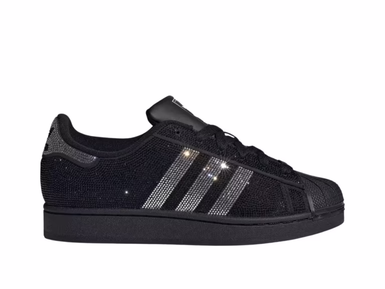 tenis adidas Superstar 2 Rhinestone Black Silver (Mujer) IH4200 minymal sneakers