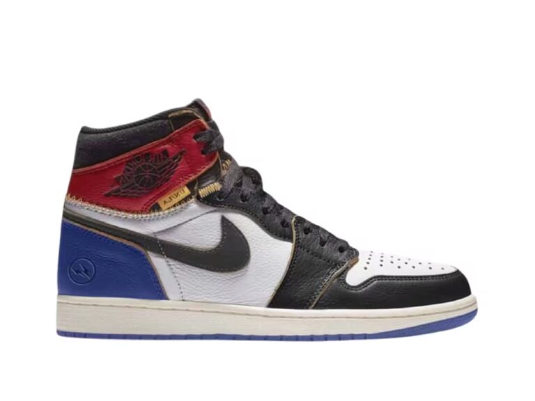tenis Jordan 1 Retro High OG SP x Fragment x Union LA Varsity Red IO7847-002 minymal sneakers