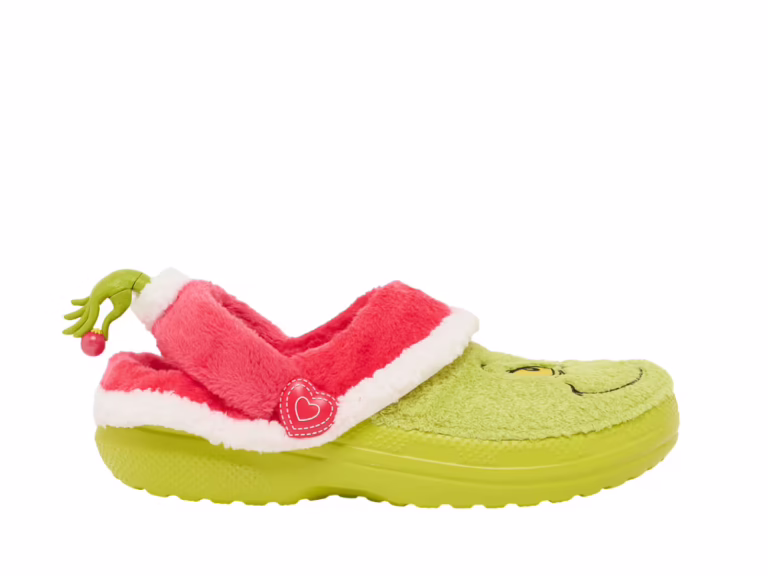 sandalias Crocs Classic Lined Clog The Grinch Stealing Christmas minymal sneakers